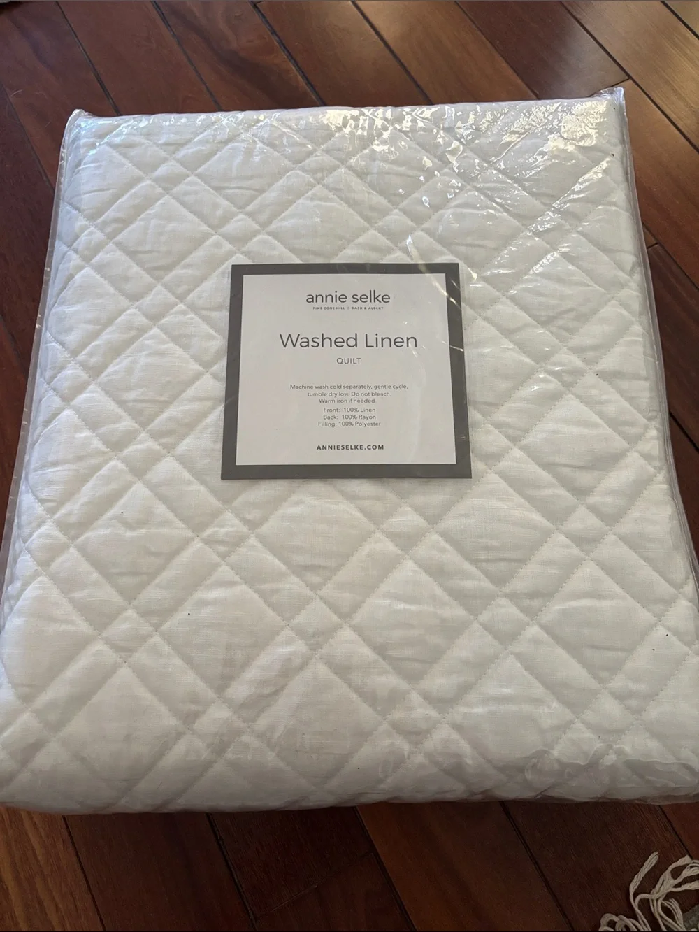 Washed Linen Ivory Quilt